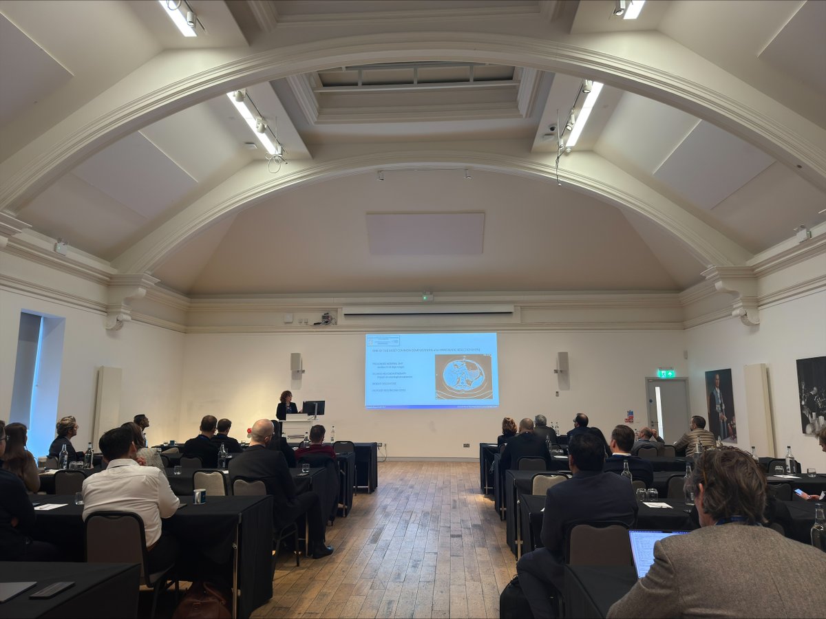 EAHPBA's tweet image. ✨Day 2 of the E-AHPBA Gold Seal Course is underway at Surgeons Quarter, Edinburgh

Excellent talks and discussion on contemporary management and innovations in pancreatic disease💡

#EAHPBA #GoldSealCourse #PancreaticDisease #HPB