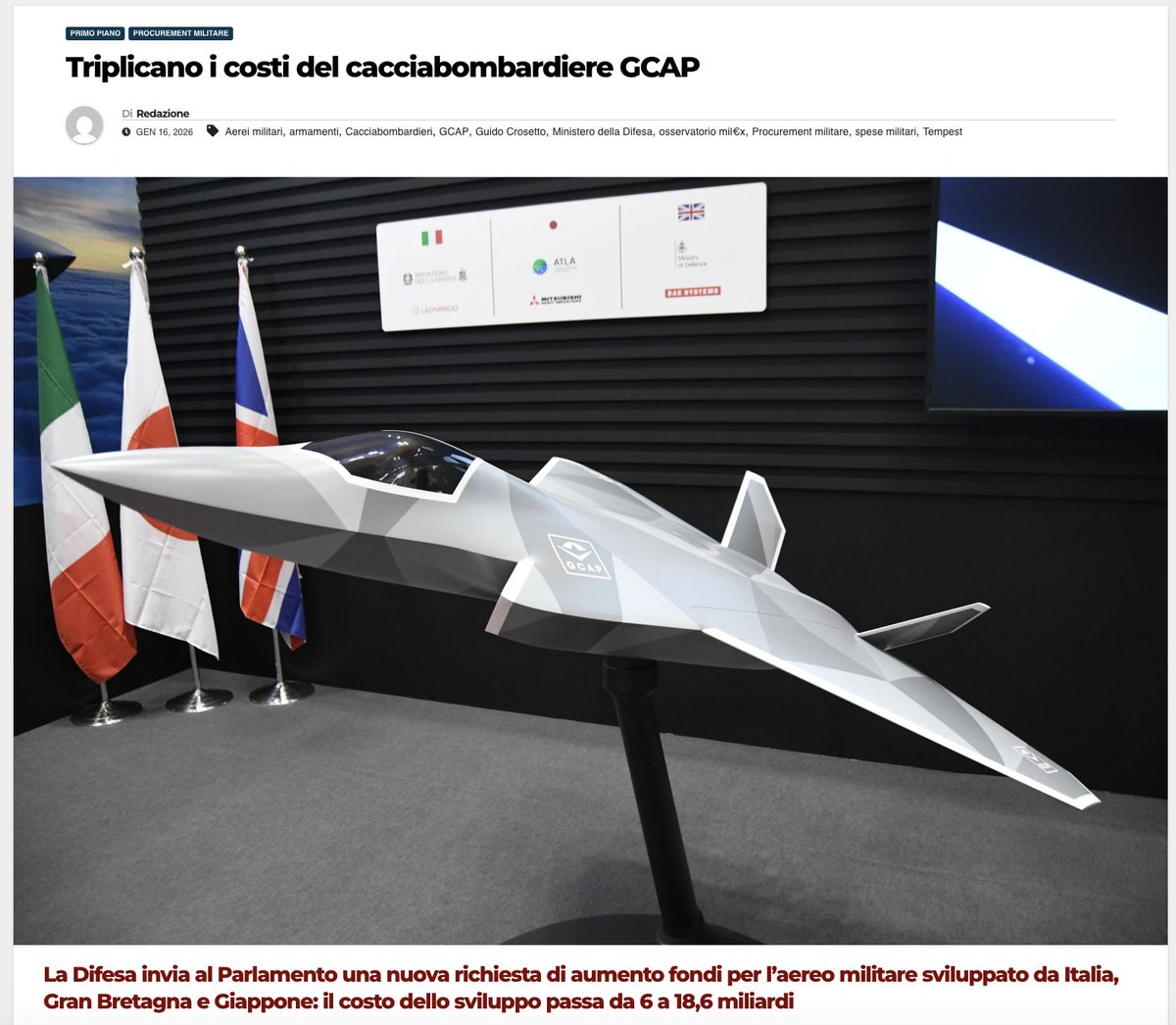 Vediamo quanti giornalisti faranno i giornalisti collegando le due notizie...

#perdire #JustWaiting #NotaBene