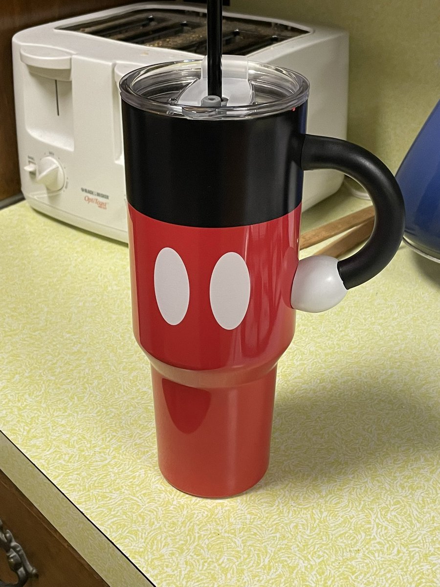 My Disney Stuff: Mickey Mouse Stainless Steel Water Bottle 

This was another Christmas present from my awesome wife. This has replaced the Walt Disney World resort mug I’ve been using since our trip last February.
