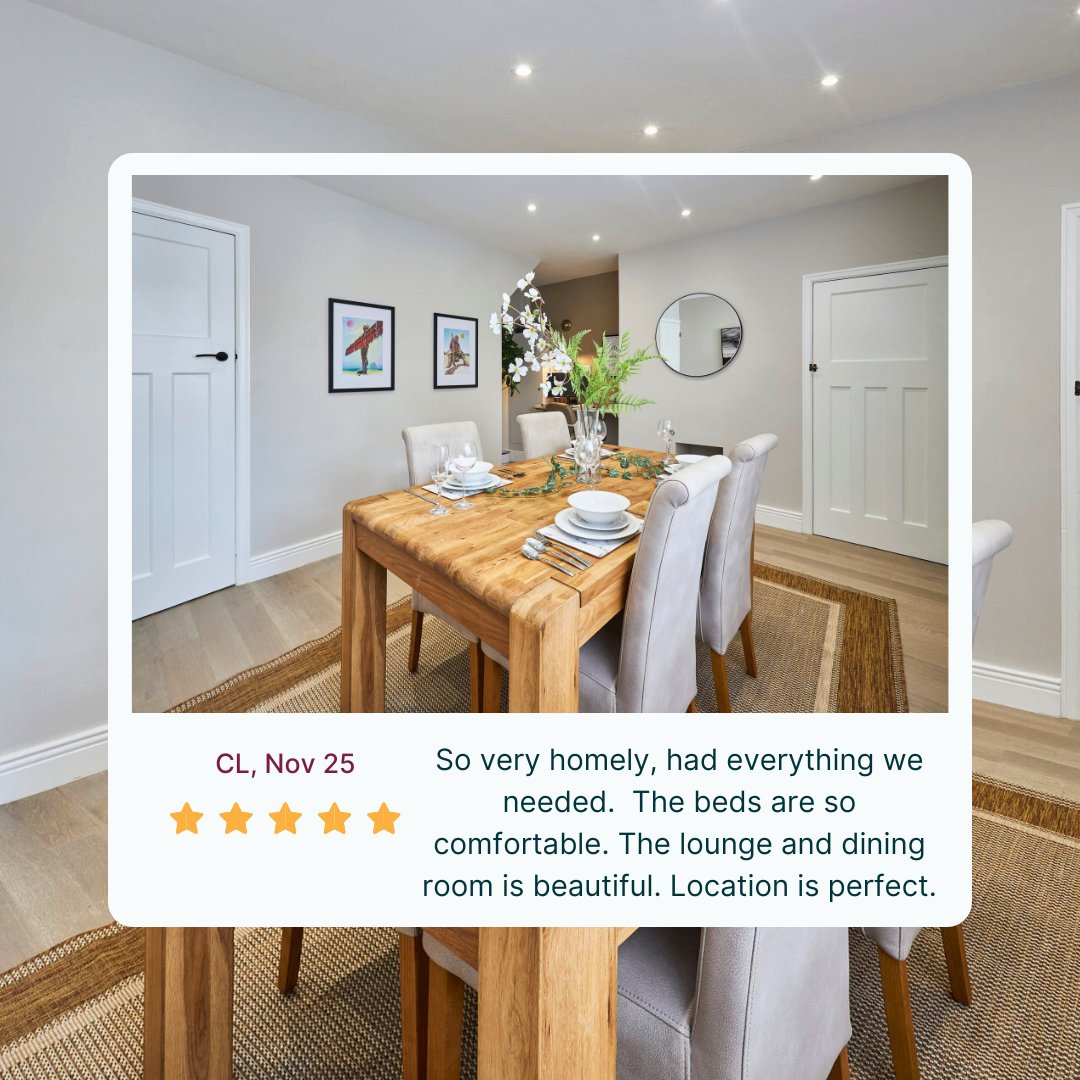 Feedback from one of our lovely guests 😍

Your uplifting review brought joy to our team. Thank you, CL! ✨

For those seeking lodging in Northumberland, close to Blyth or Bedlington, secure your reservation now!
🌟🌟🌟🌟🌟 #flexhomesuk #fsbcnortheast #bedlington #northumberland