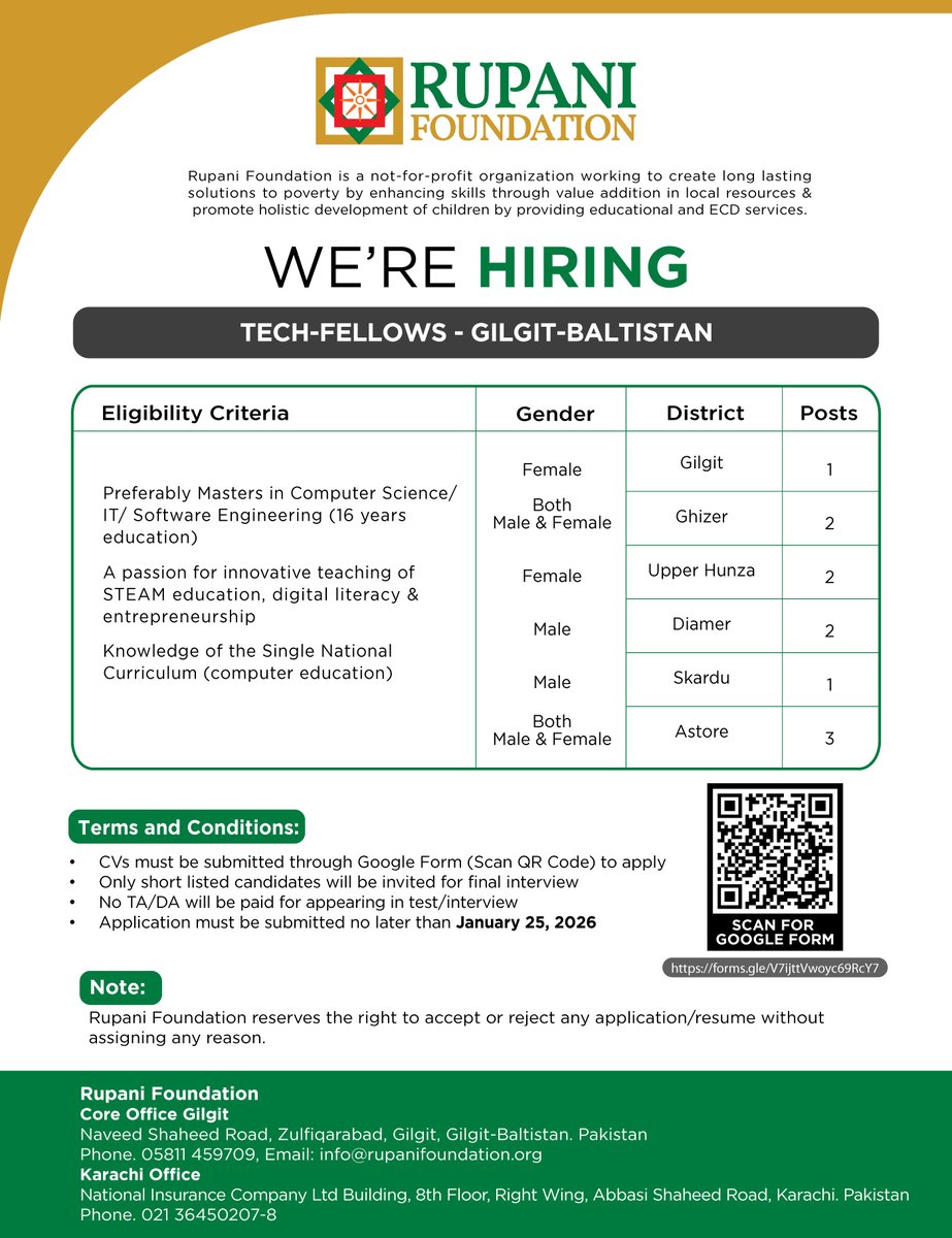 Rupani Foundation Pakistan tweet media