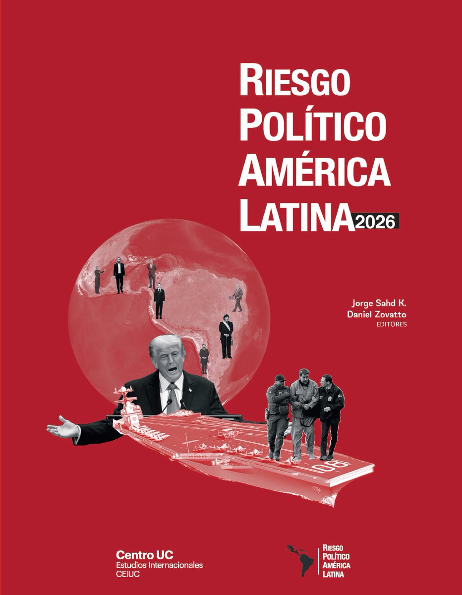 América Latina 2026: el tablero se mueve y los riesgos políticos suben la apuesta  Crimen organizado, tensiones geopolíticas y el lugar de la región en el nuevo orden global. Índice de Riesgos presentado x <a href="/Zovatto55/">Daniel Zovatto</a> <a href="/jorgesahd/">Jorge Sahd</a> <a href="/cei_uc/">CEIUC</a> 
Vía <a href="/cyjpuntoinfo/">Comercio y Justicia</a> 
comercioyjusticia.info/seleccion-del-…