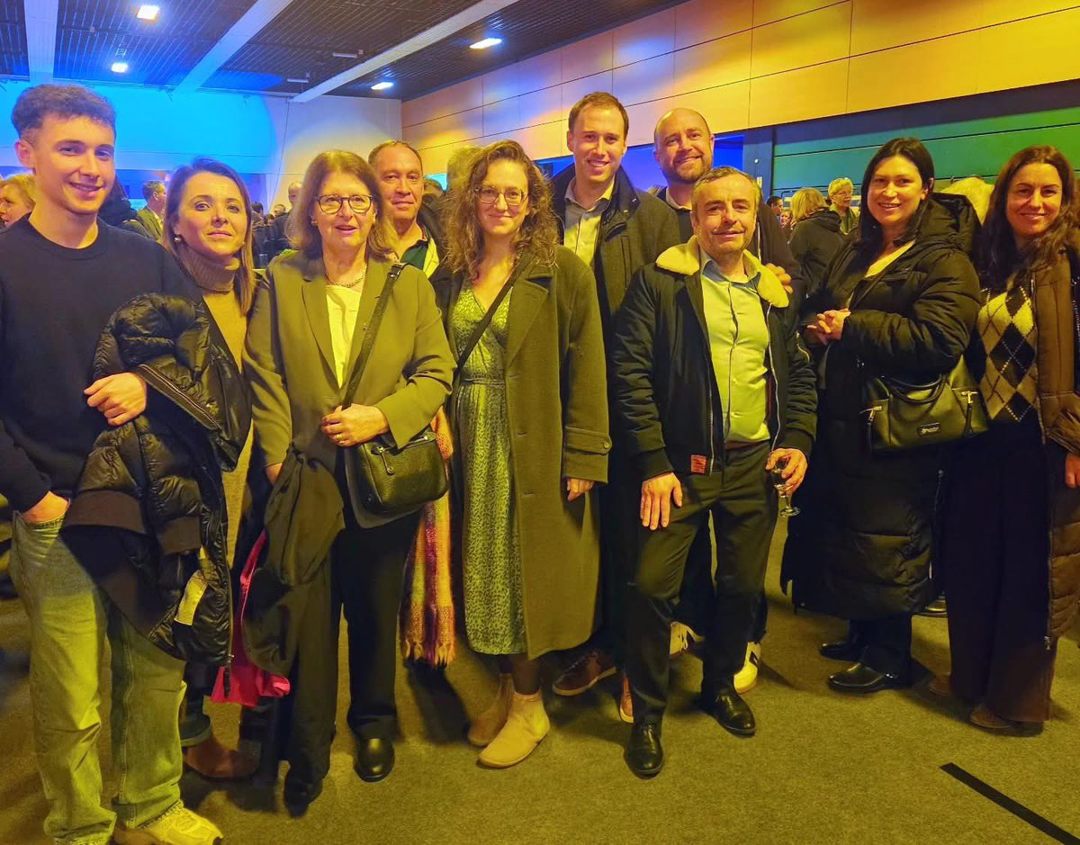 Présent aux voeux de l'agglomération de Saint-Brieuc, hier soir, avec une partie de l'équipe d'un Nouvel Horizon pour Saint-Brieuc #autrement