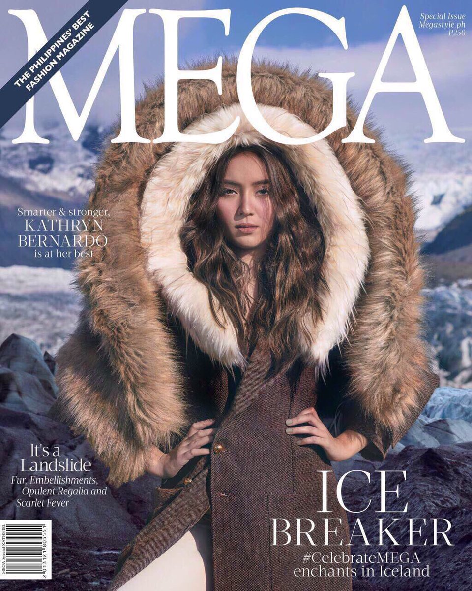 jlonstantwt's tweet image. this iconic shoot of kathryn bernardo in iceland for mega magazine 2016 🙇🏼‍♀️
