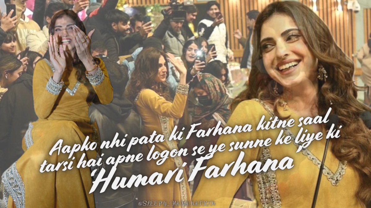 This is how changing the narrative looks like 💛🫰

#FarrhanaBhatt