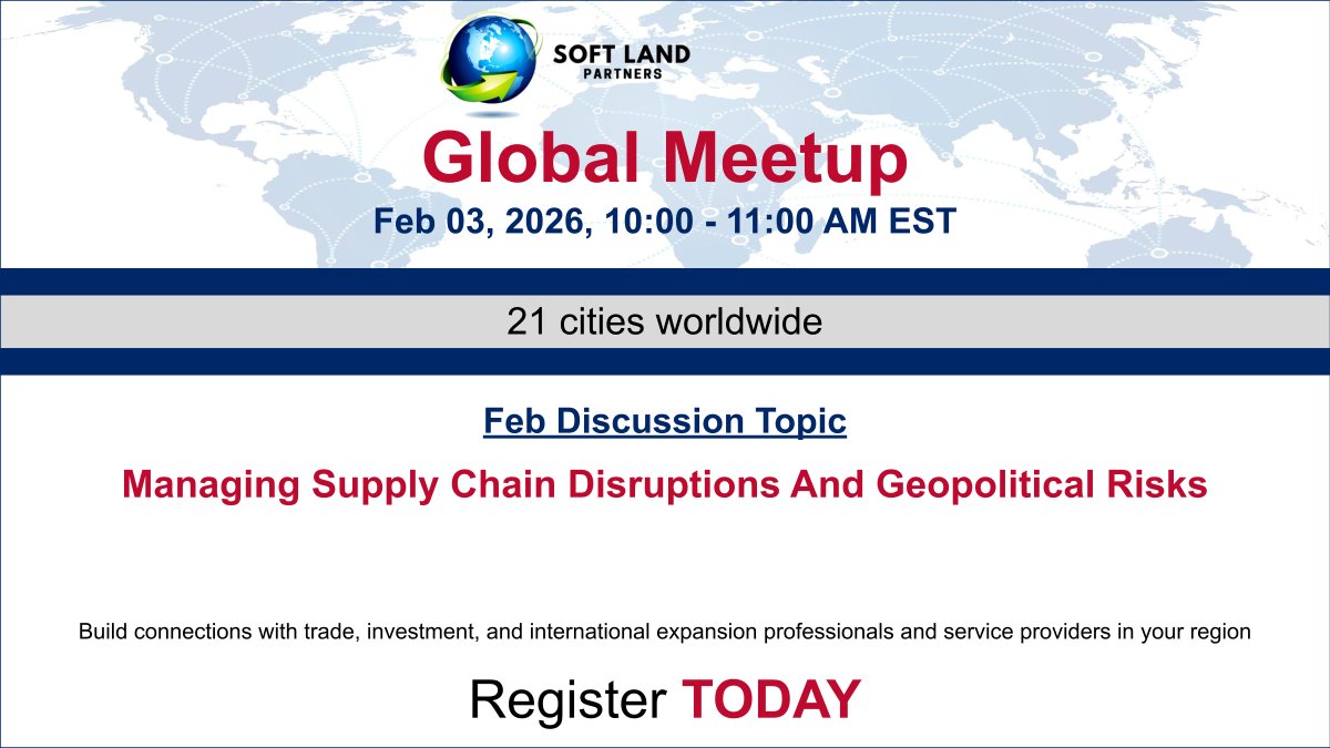 Registration is now open for the next #Global Meetup luma.com/xjloxw6p #internationaltrade #globaltrade