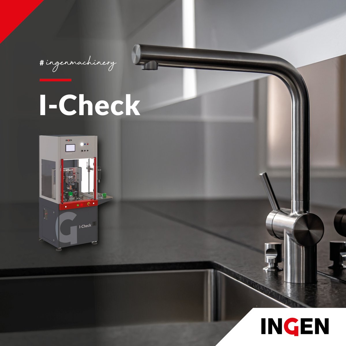INGENSRL's tweet image. I-Check is the compact solution for air testing of taps, valves, engine blocks, and turbochargers.
The "all inside" design integrates pneumatics and the electrical panel in a single unit, ensuring reliability and easy in-line integration.
#valves
#taps
#fittings