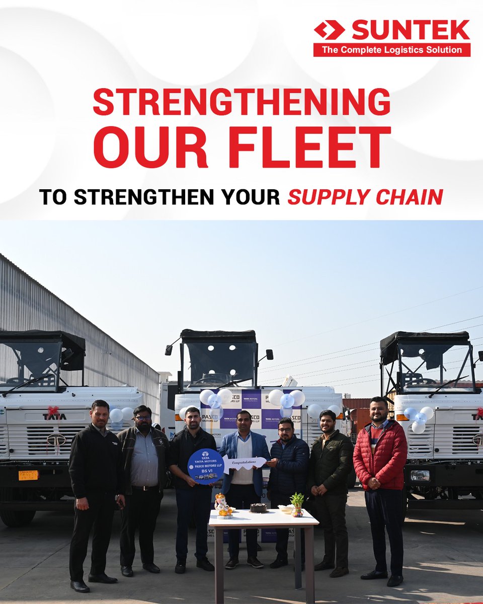 We’re proud to expand our road logistics capabilities with the addition of Tata vehicles to the Suntek Group. This expansion helps us move goods smarter, faster, and with greater consistency, across every mile we serve.
#SuntekAxpress #FleetExpansion #TataMotors #RoadLogistics