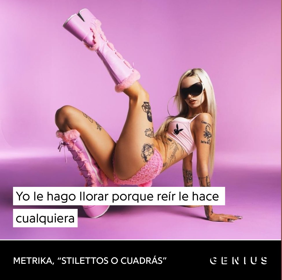 gmrtzzz's tweet image. Metrika dándonos las barras del milenio