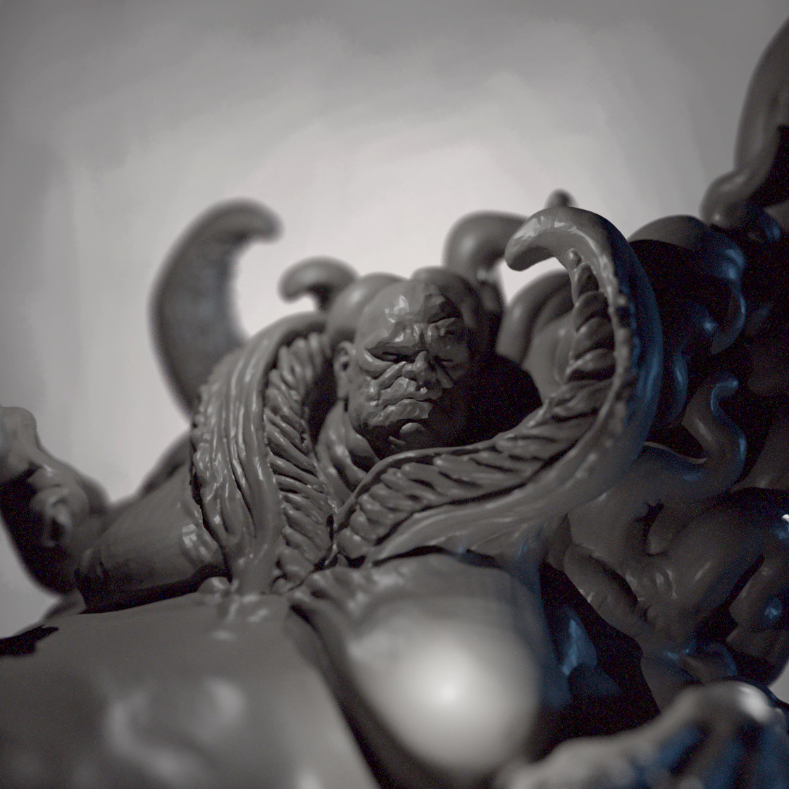 DuncanShadow's tweet image. Lictor 
I was looking through my Kult rpg books when I created this
Would also work as a demon prince 

Comes with pre supported options 

#kultrpg #ttrpg