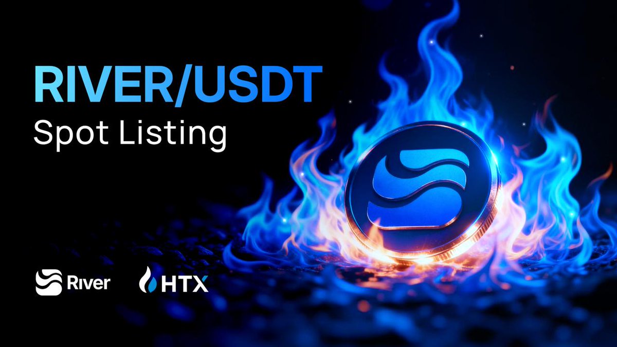 🚀 $RIVER spot trading is now LIVE on <a href="/HTX_Global/">HTX</a>!
🔹 Listed in the Innovation Zone
🔹 Deposits: Opened at 10:15 UTC
🔹 RIVER/USDT Trading: Live from 12:00 UTC
🔹 Withdrawals: Open at 12:00 UTC on Jan 17
Trade now 👉 htx.com.do/support/450228…
#RIVER #HTX #CryptoListing #SpotTrading