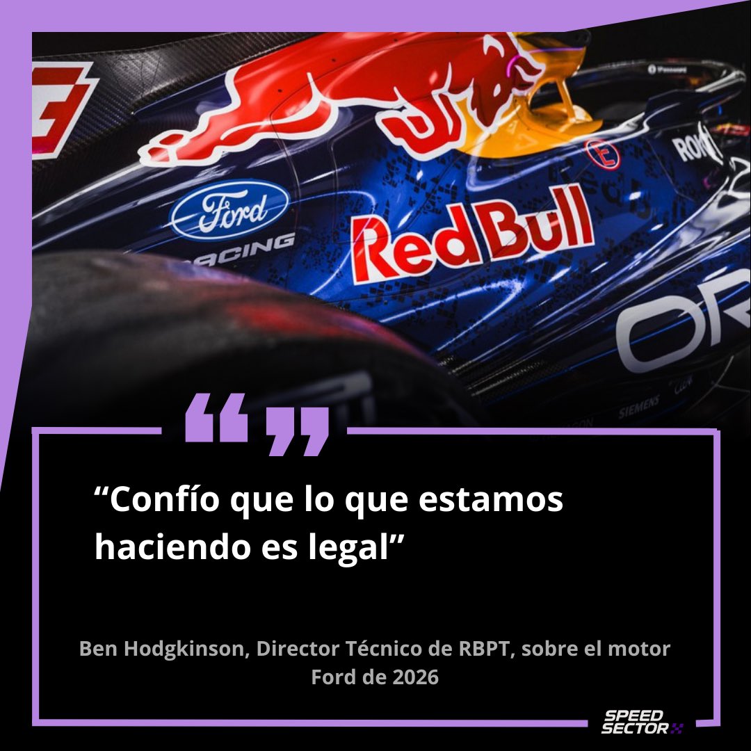 SpeedSectorF1's tweet image. 💬 Ben Hodgkinson, DT de Red Bull Powertrains:

💥 “Confío que lo que estamos haciendo es LEGAL” 

😬 “Lo hemos llevado AL LÍMITE de lo que las regulaciones permiten”

#F1 #RedBullRacing