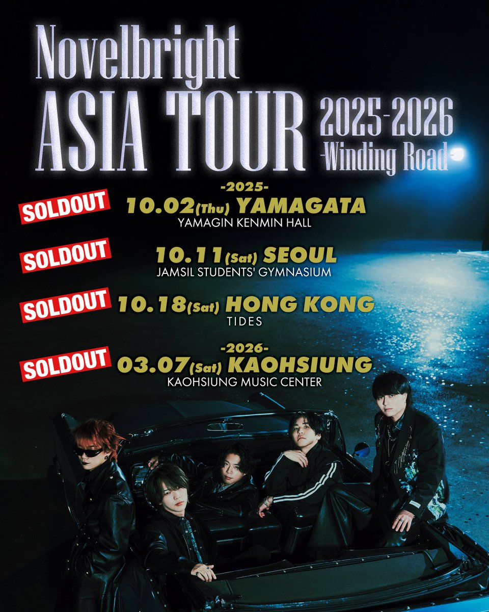 yudai_vo's tweet photo. 台湾での初のアリーナ公演が今日販売開始で即完。
これにて初めてのアジアツアーは
全公演ソールドアウトになりました。
アジアスターになる夢を叶えるべく次はもっとデカい挑戦をしようと思います。日々進歩。
いつもみんなのおかげです。ありがとう。 https://t.co/BYJFSsHM5S