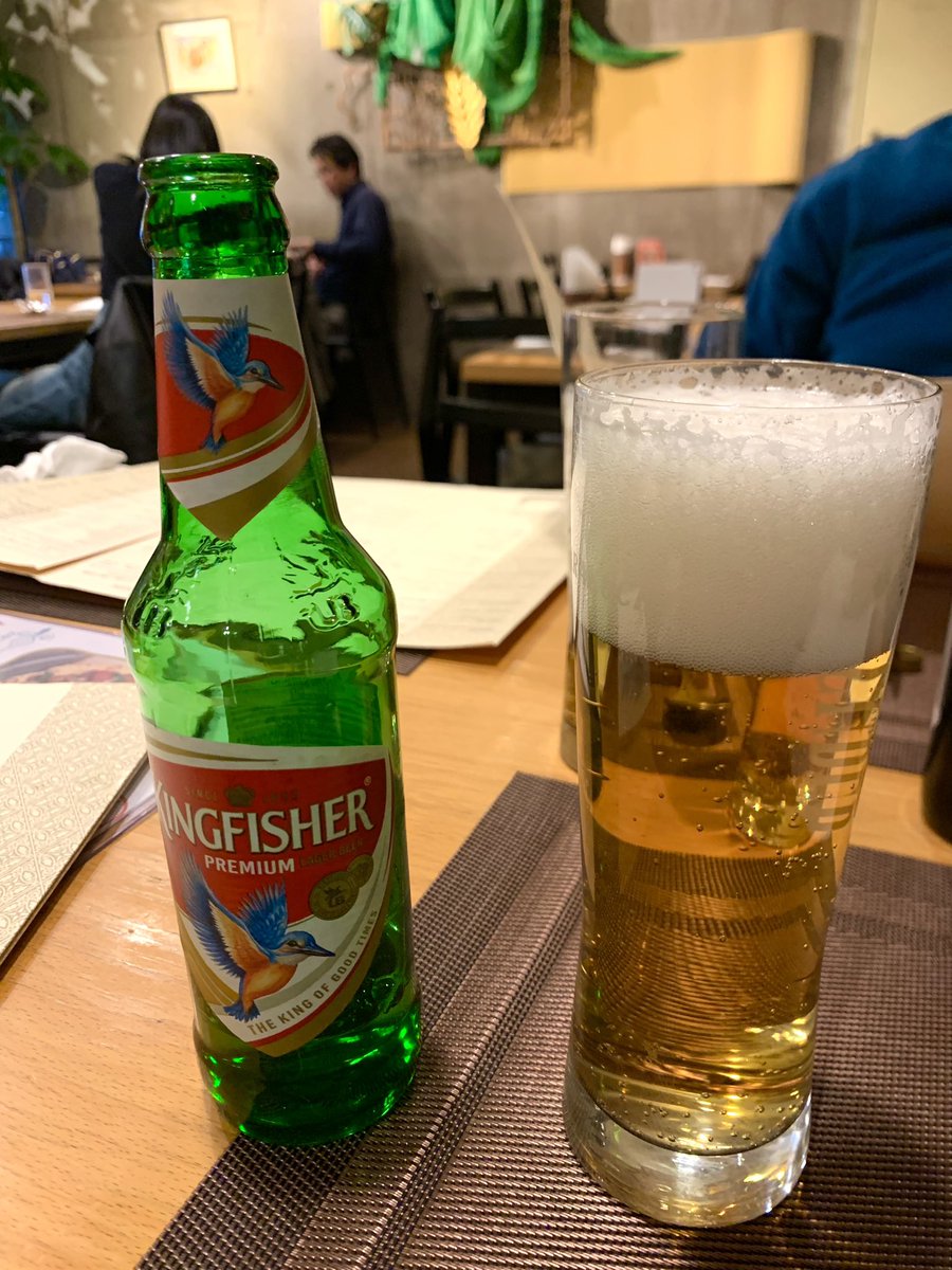 Octoberabbit's tweet image. 本日は神保町・マンダラでインドカレー飲み🍛