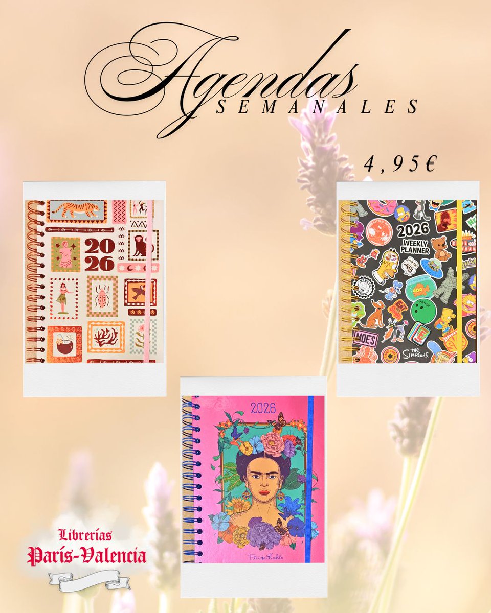 Empieza 2026 con orden, calma y papel.
Agendas de 2026 ya disponibles por solo 4,95 € en nuestras librerías. 📘✨