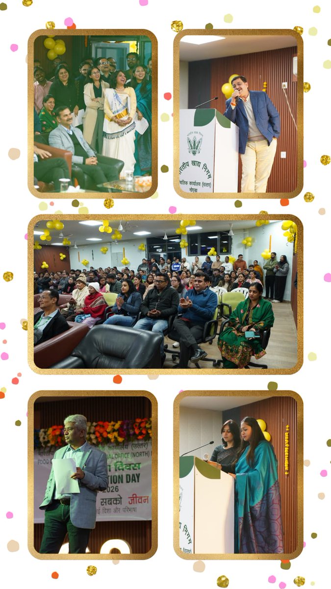 FCI_NorthZone's tweet image. "Grain by grain, year by year... 62 years of selfless service, unwavering commitment, and unrelenting passion! Celebrating 62nd Foundation Day of Food Corporation of India at ZO(N), Noida. Here's to many more years of securing India's food security!
 #FCI  
#62ndFoundationDay