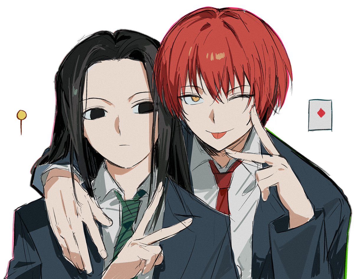 sevenlistening's tweet image. #hxh 学院风