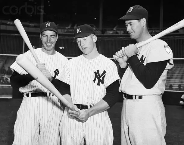 nut_history's tweet photo. What a picture - Joe DiMaggio, Mickey Mantle and Ted Williams https://t.co/QXsYrxneR6