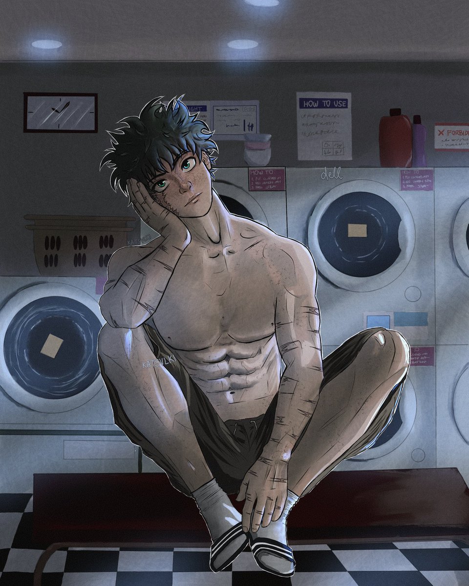 katsvlki's tweet image. let’s draw izuku doing laundry
#deku #mha #MidoriyaIzuku
