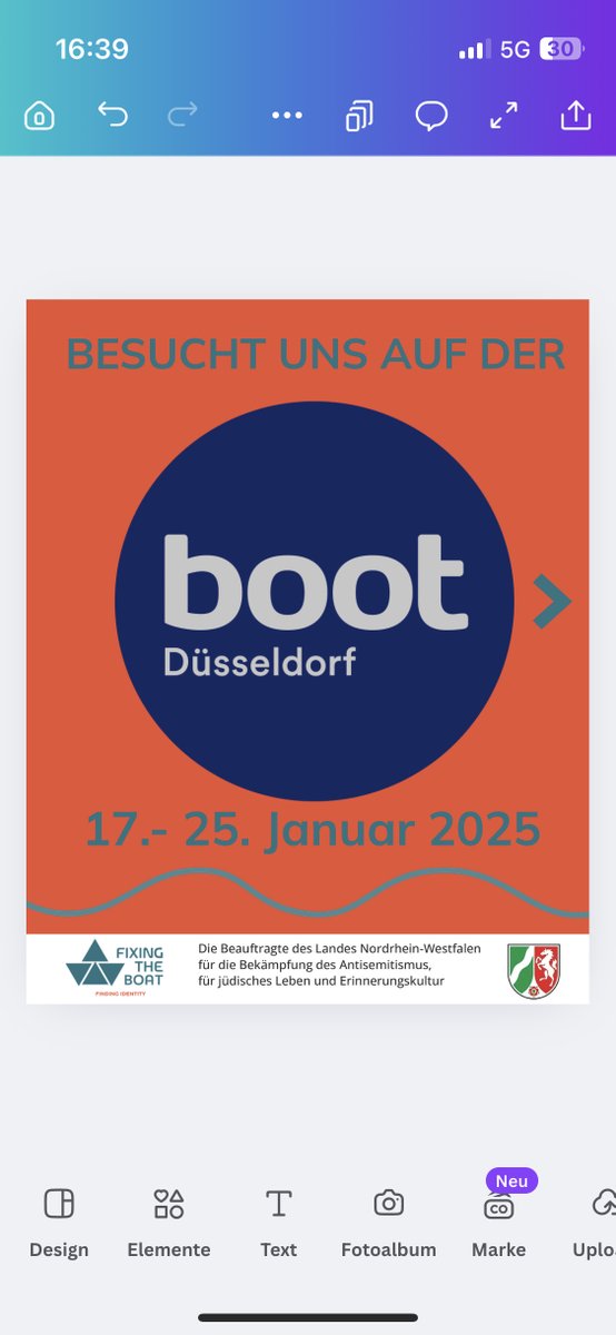 ASB_NRW's tweet image. Nicht verpassen: Das SABRA #Boat auf der #Messe #boot in #Duesseldorf  &amp;amp; mit dem Escape room mehr über jüdisches Leben &amp;amp; Identität in #Deutschland erfahren! Am 17.01. sticht das Boat in See...mit dabei ASB_NRW @SylviaLoehrmann 
#Freiheit #Vielfalt #Demokratie #Wasser #Sport #NRW