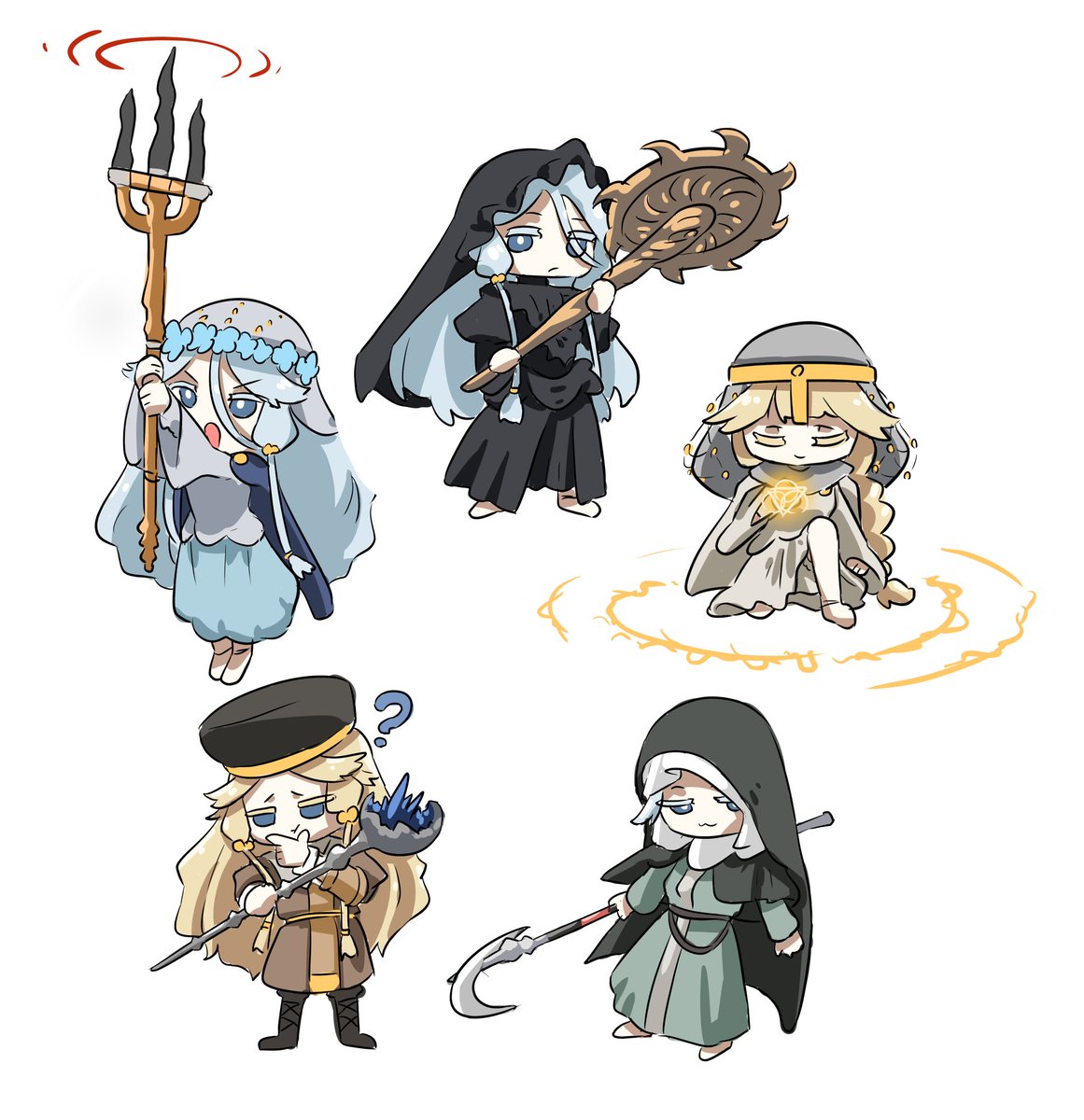 thousand_chimer's tweet image. ちび復讐者たち
（再掲）