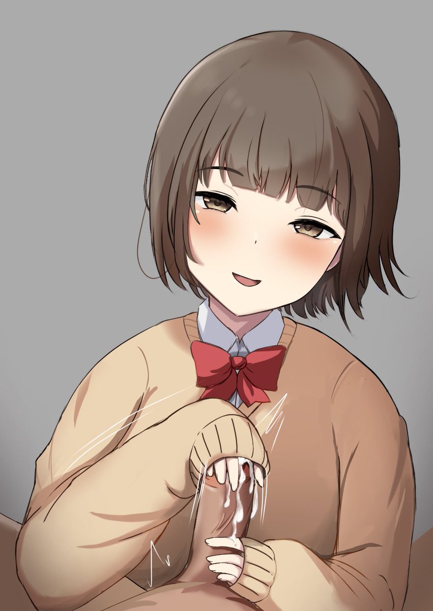 萌え袖手コキのやつ!! 