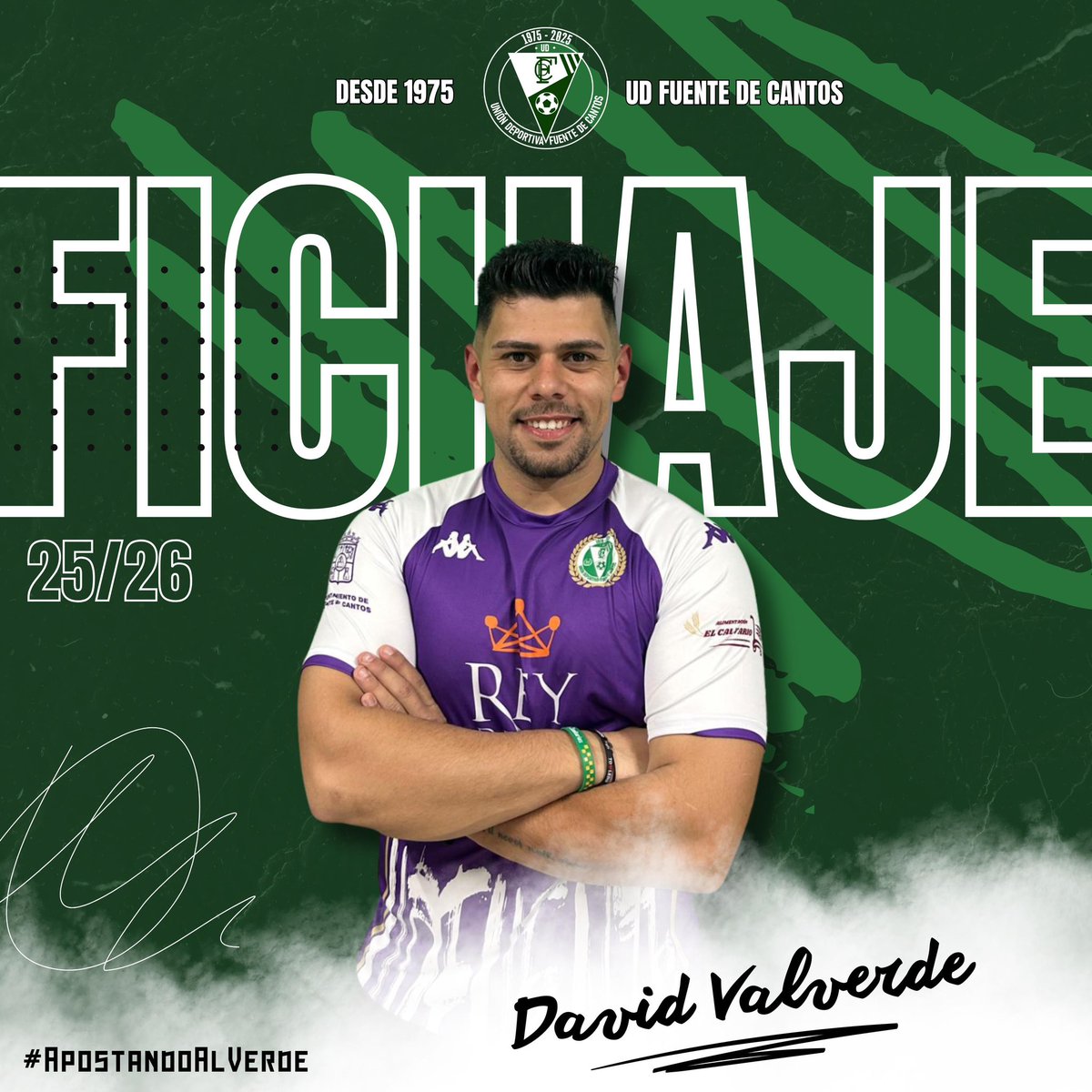 UDFDC's tweet image. #FICHAJE

✍️ David Valverde vuelve a casa y defenderá de nuevo la portería de la UD Fuente de Cantos en esta segunda vuelta.

🧤Experiencia, compromiso y sentimiento verde para un puesto clave.

💚 Bienvenido de nuevo, David! 

#ApostandoAlVerde