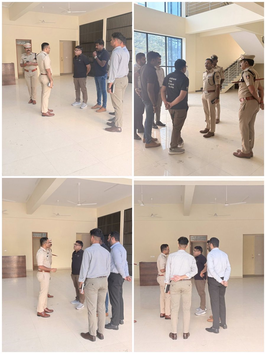 Today, a visit was made to Mahadevapura Police Station and Marathahalli Police Station, where the day-to-day functioning of the stations was reviewed in detail. Information was obtained from the Station House Officers, and necessary and appropriate directions were issued