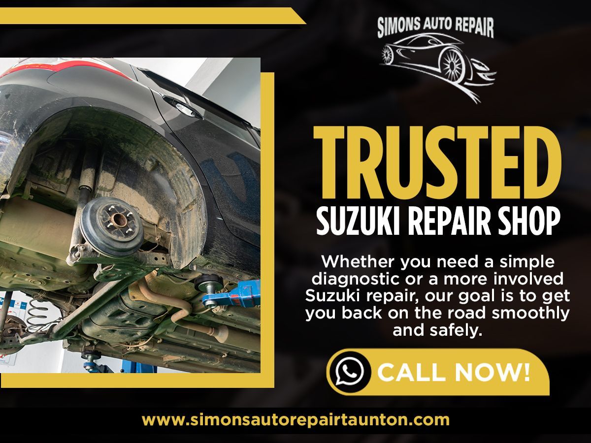 simonautorepair's tweet image. 🔧 Get Your Suzuki Running Smooth Again!

Looking for a trusted Suzuki repair shop? At Simon’s Auto Repair, we offer expert Suzuki repair services to keep you on the road with confidence. 🛠️🚗

🌐 simonsautorepairtaunton.com/vehicles/suzuk…

#suzukirepairshop #SimonsAutoRepair
