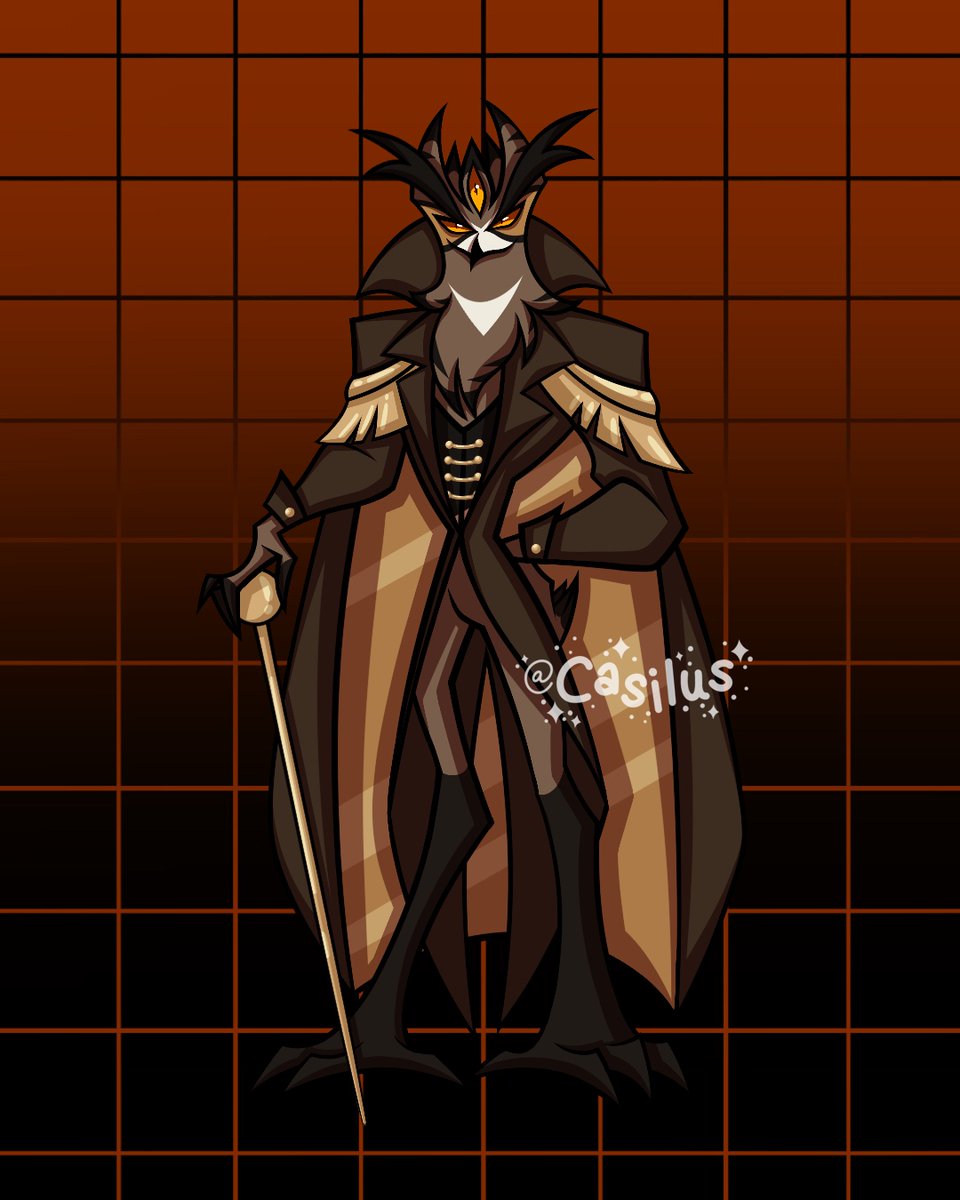 Cas_ilus's tweet photo. ✨ Adoptable For Sale ✨

Rufus the owl goetia 🤎⚜️

Check my Shop : https://t.co/WA3KEtrYPc 

#HelluvaBoss #HazbinHotel #characterdesign #goetia #adoptables #commissionsopen #OC https://t.co/AnOzEuYIAV