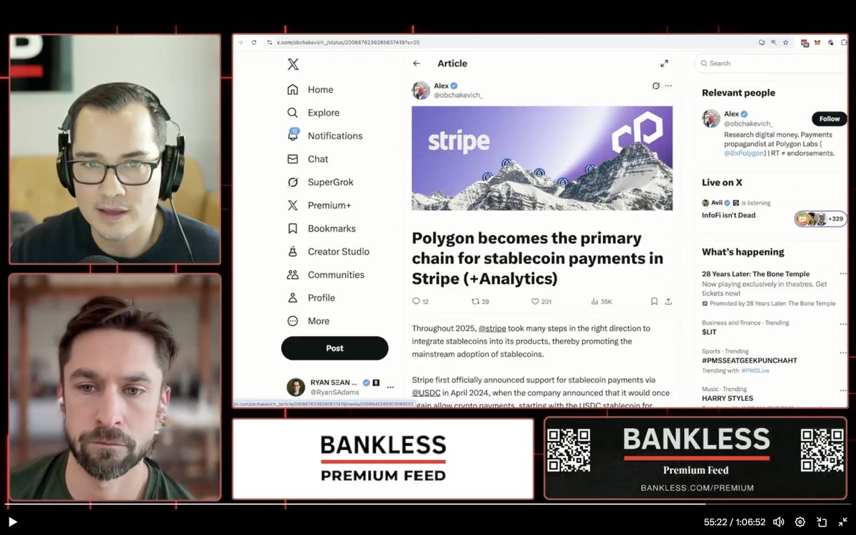 Very good podcast from the @Bankless team. A few minutes ago, I finished  listening to a podcast on the Apple Podcasts app. Thank you also for  mentioning my article about @0xPolygon and @