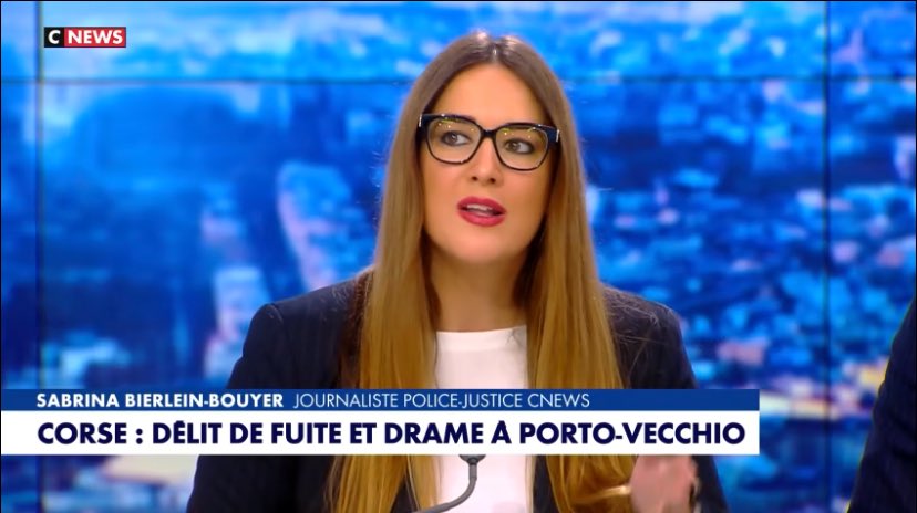 Une journaliste police-justice (<a href="/sabrinabierlein/">Sabrina Bierlein-Bouyer</a>) de #CNews chez Morandini ce vendredi matin pour commenter la délinquance (surtout les OQTF en général) à côté de son collègue délinquant sexuel.
