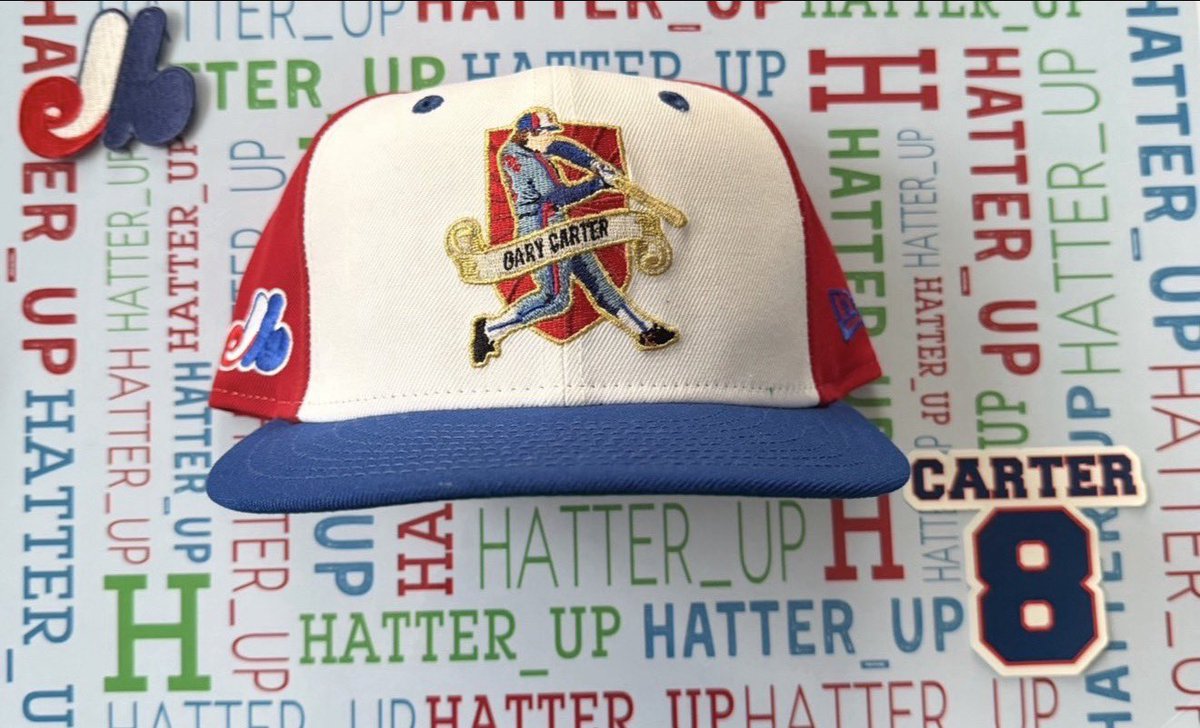 Hatter_up's tweet image. Hall of fame class of 26 will be announced next week so My Hat of the Day is one of a few @GaryCarterKid tribute Caps that have been released recently A must have for me @Montreal_Expos @MissTellier @Mets @NewEraCap @baseballhall #HOF #Kid #HatoftheDay #HatCollector #UnitedByCaps