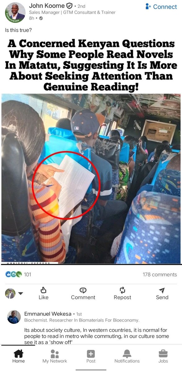 Lmao! Wanakupika adi uko LinkedIn 😂