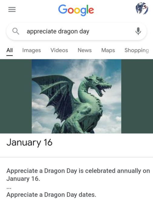 So, its dragon day. I'm a dragon...🥺