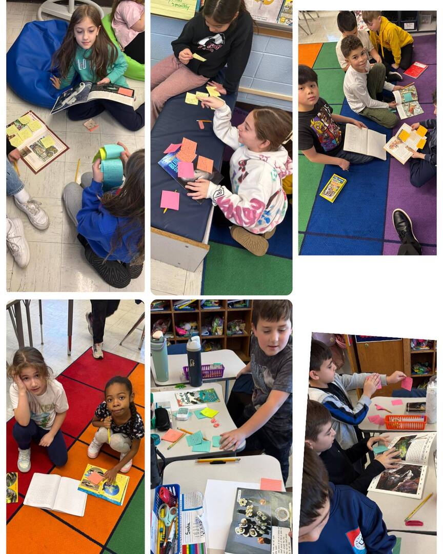 In our non-fiction unit the students are learning to “teach other what they are learning in their books”. Today the students read independently and took notes using our “ Boxes and Bullets” note taking strategy. The students then shared their facts with their classmates. #weare…
