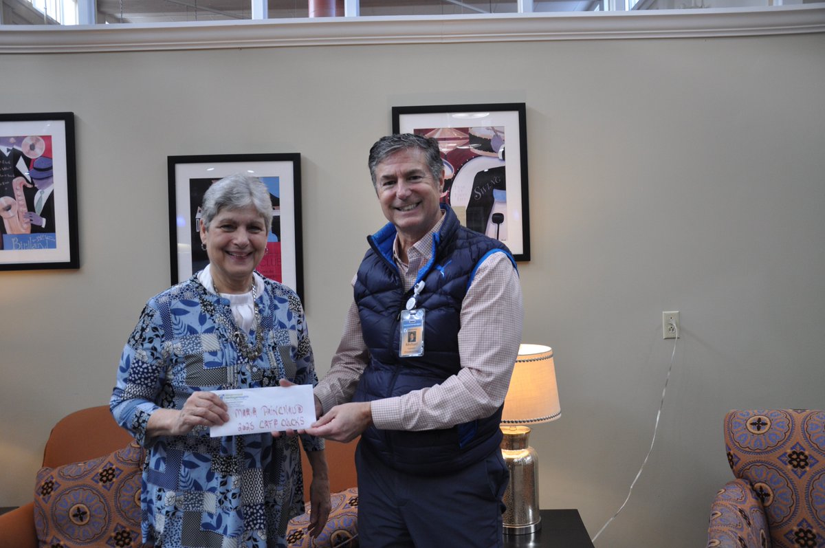 16 years supporting Capital Region Food Program! CRFP saw "a 25% increase each year for the past two years" with Holiday Vouchers. Proud to present $3,812 for families in need. Thanks to all who gave! #AngelsOfHope