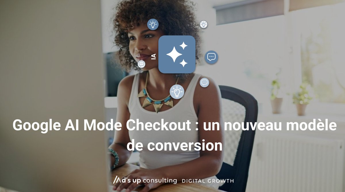 🚨 Google IA Mode déploie le commerce IA.

Ce n’est plus une promesse,
C’est désormais activable.

💳 Paiement natif dans Search &amp; Gemini
🤖 Vendeur IA à l’image de la marque
🎯 Offres déclenchées par l’IA pour convertir instantanément

Notre article 👉🏻 urlr.me/XxcjT2