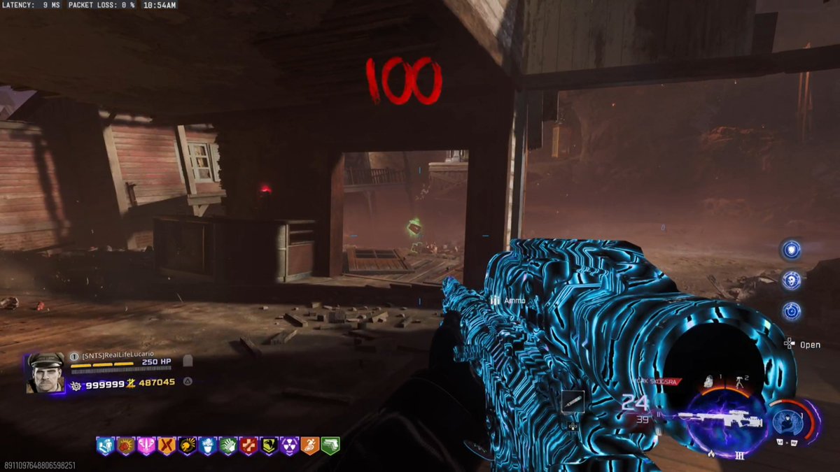 LucarioProject's tweet image. I beat the skill issue allegations

Cursed round 100 with Samantha's drawing &amp;amp; mimic-slop
(T2 bc I unlocked bus &amp;amp; blood vials this match)

Ended up getting 255 caps just off this match so yeah this leaderboard event is gonna suck if anyone tries to contest.