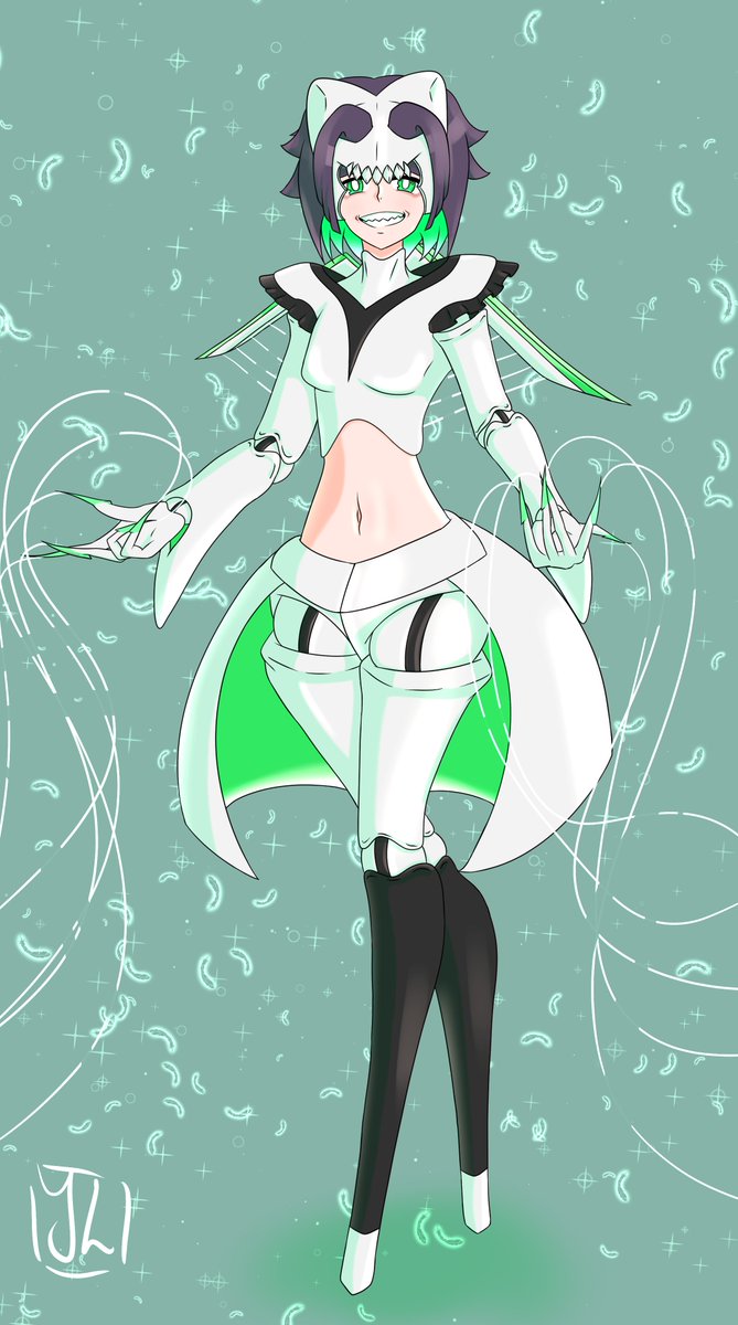 So, with how much fun i had drawing Kobro, i deacided to go one step further. Her Zanpakuto is named Muñeca (Spanish for Doll) and release command is 縛れ (Tie!). It took me a while, but here is Kobro's Resurrección in its' full, doll like glory.

#BLEACH #bleachoc