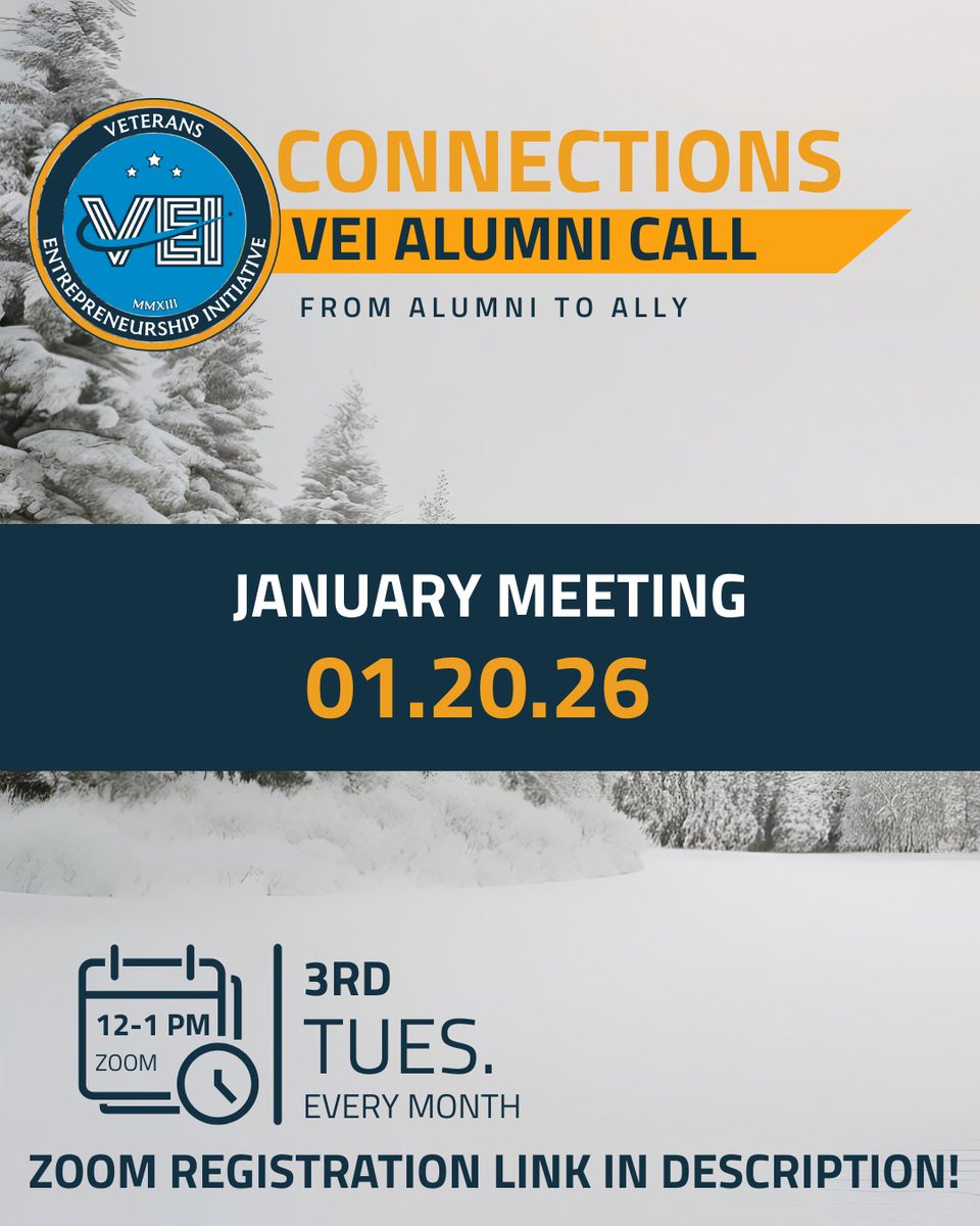 VEI - Veterans Entrepreneurship Initiative tweet media