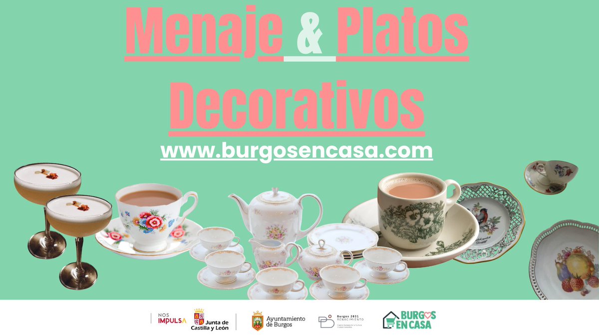 🍽️✨Dale un toque especial a tu mesa con menaje y platos decorativos que marcan la diferencia 💛
👉 Compra con confianza en burgosencasa.com
#Menaje #PlatosDecorativos #HogarConEstilo #ComercioLocal #BurgosEnCasa #CompraLocal #DecoraciónMesa
