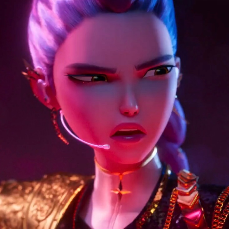 rumiswife's tweet image. The look Rumi gave Zoey and Mira even without knowing they were demons… she was about to throw hands hahah