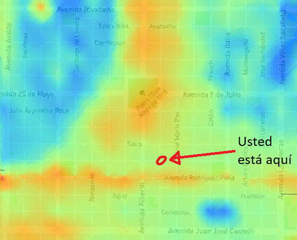#VivirEnHumedales
No sirvió mi mapa esta vez, evidentemente la vía corta ahí el flujo del agua y queda una palangana entre la parte alta del centro.
<a href="/SebasGlibota/">Sebastián Glibota</a>