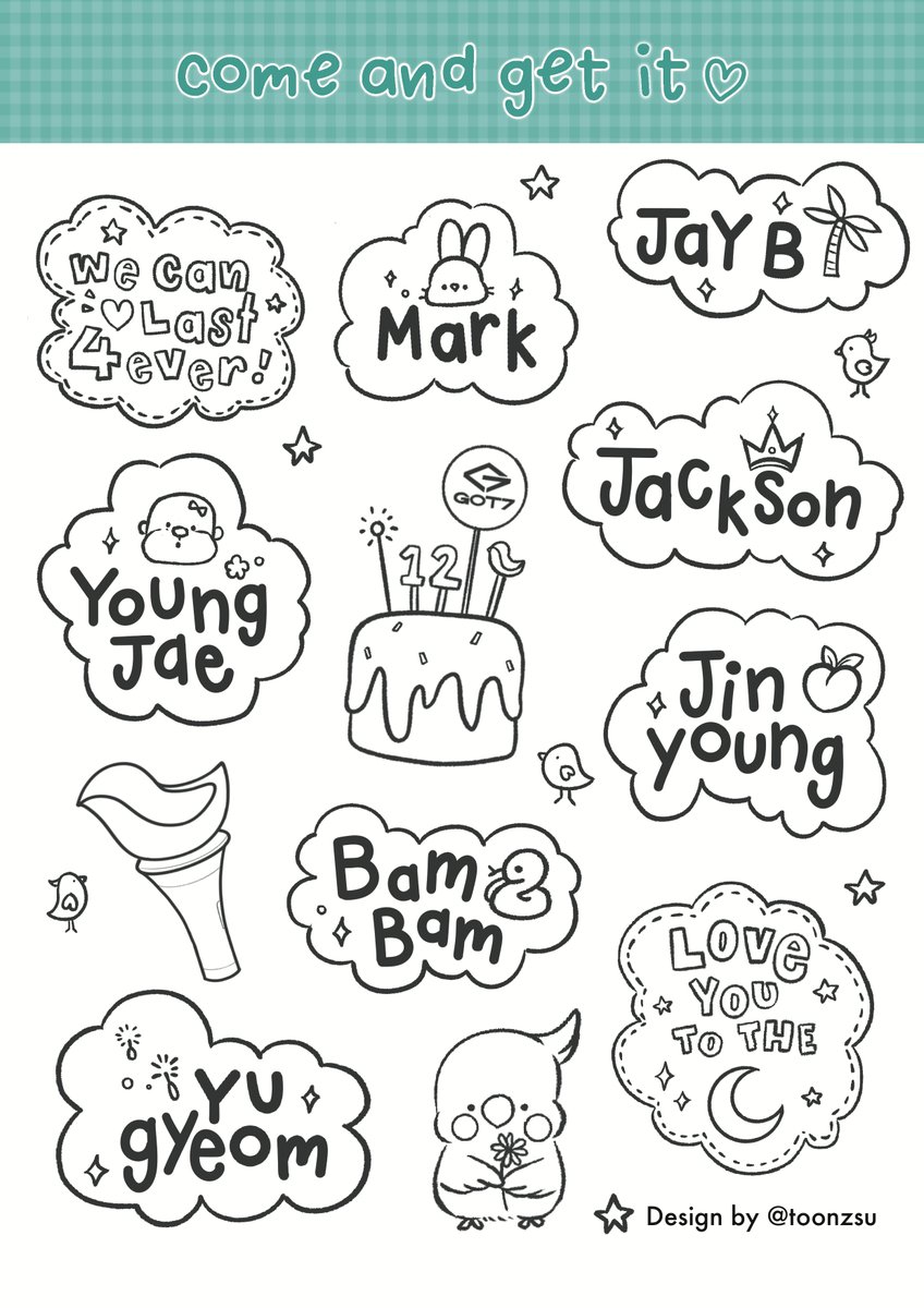 toonzsu's tweet image. we can last forever 💚

รักนะ ทั้งก๊อตเจ็ดทั้งเส้เลย
GOT7 12TH ANNIVERSARY 
#12YearsAndStillWithGOT7 
#12년이지나도_갓세븐 

มาคับ เชิญเซฟไประบายสีเล่นตามสัญญา ใครอยากได้ไฟล์ไปทำ Giveaway DM มาน้า

🚫ห้ามใช้เชิงพาณิชย์นะคับบบบบ*******