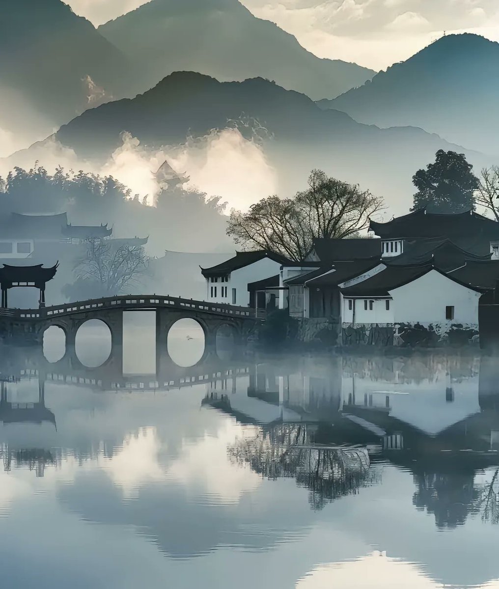 shuhongwei22's tweet image. 安徽宏村，真美