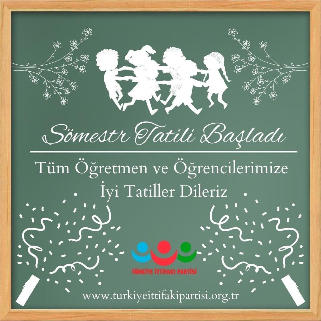 SEVGİLİ ÖĞRENCİLERİMİZ, İYİ TATİLLER!

Geleceğimizin teminatı olan sevgili öğrencilerimiz, bir dönemi daha azim ve başarıyla tamamlamıştır. Sömestr tatili; dinlenmenin, aile bağlarını güçlendirmenin ve milli-manevi değerlerimizle buluşmanın en kıymetli zamanıdır. Evlatlarımızın