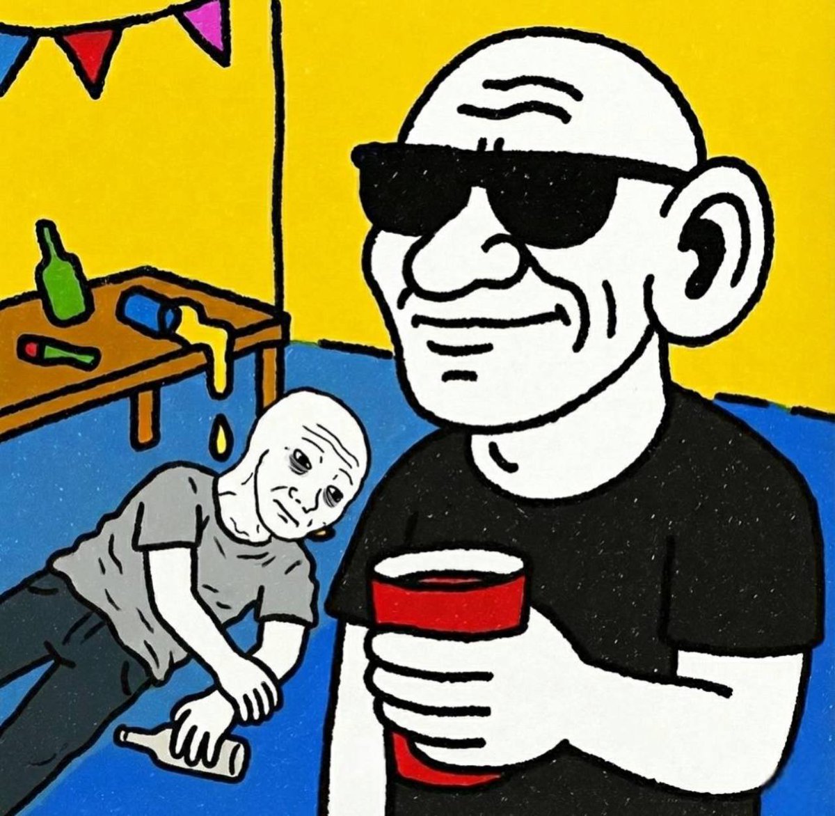 Hearing things, the party hasn't started yet!