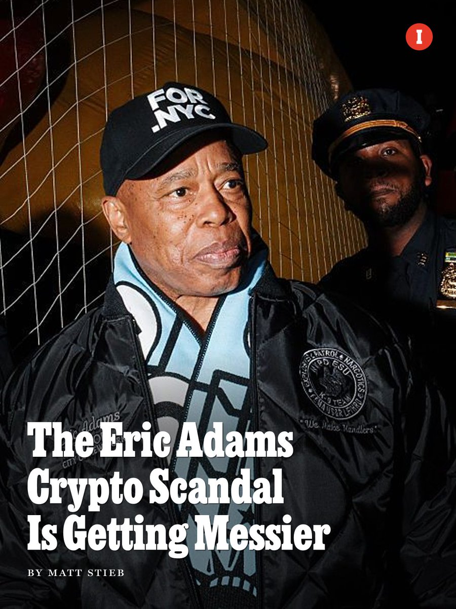 On Monday, Eric Adams held a press conference near Times Square, ditching  his “NYC Mayor” baseball hat for one that read “$NYC,” to announce his  first act after the mayoralty: a crypto