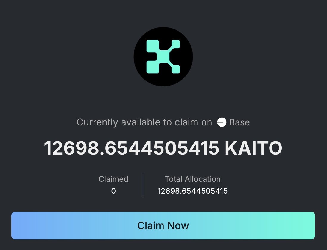 Alphagod010's tweet photo. Breaking: Kaito 2nd airdrop is live 

before shutting down yaps, team decided to reward all yappers

made over 6k from this drop, thanks team

go check your allocation now 👇 https://t.co/2N5wD6DvFu